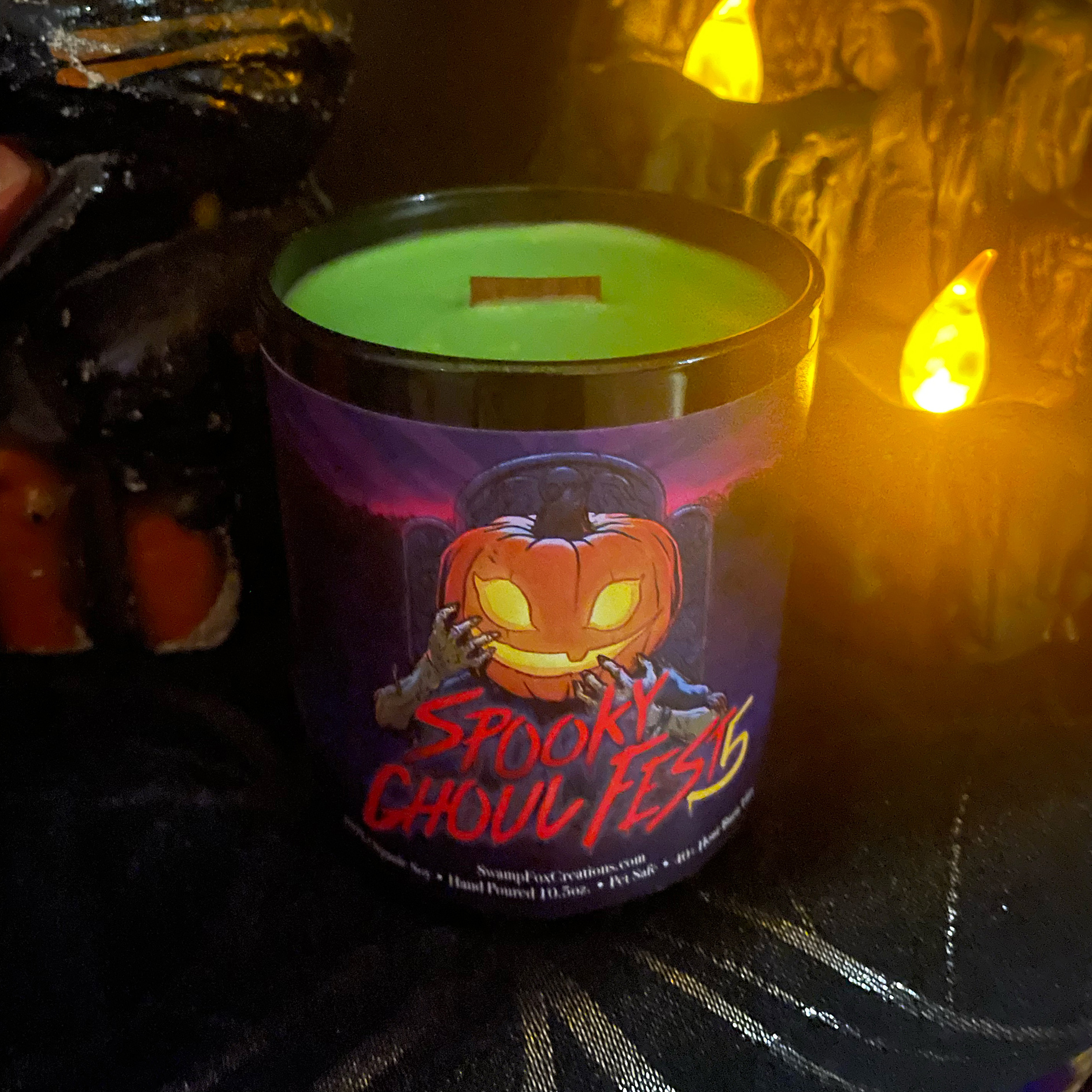 Swampfox Spooky Ghoul Candle